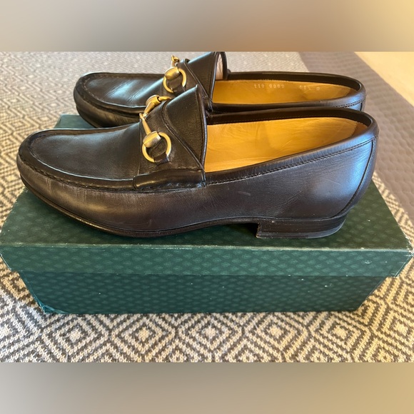 Men’s authentic GUCCI loafers with box and dust bag, size 41.5 (8.5) - Picture 7 of 9